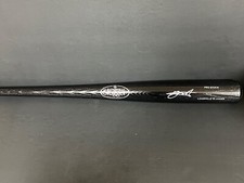 Yainer Diaz Astros Auto Signed Louisville Slugger Black Bat Beckett Witness