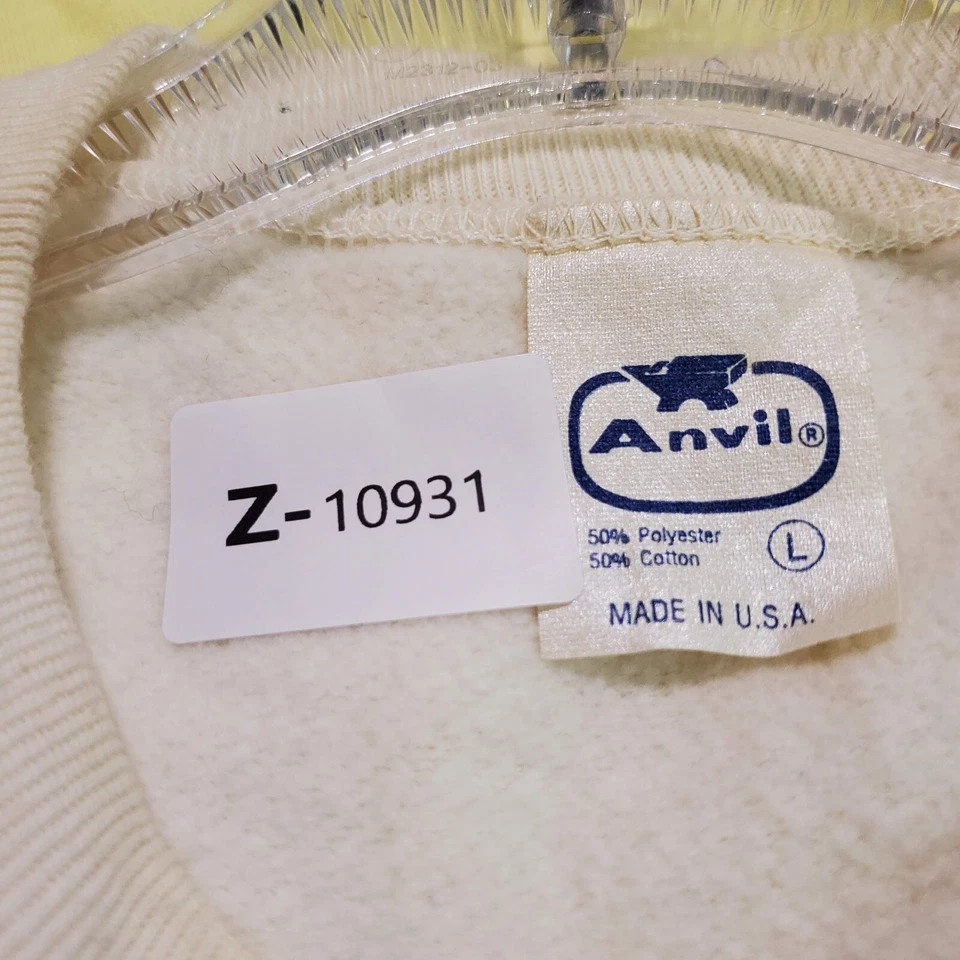 Sudadera DE COLECCIÓN Fresno California Hombres Grande Blanca Pasas Kensington EE. UU. LEER Foto 2 de 4