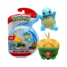 Pokemon Series 5 Squirtle & Appletun 2 Inch Battle Figure