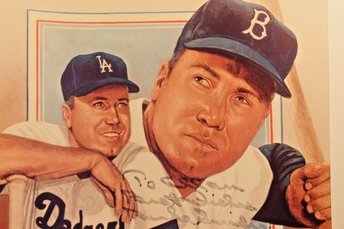 Duke Snider 8x10 Illustrated Photo - Signed - Picture 2 of 4