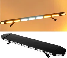 48inch 108 Led Strobe Light Bar Amber Response Emergency Beacon Warn Tow Truck ✌