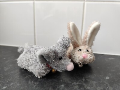 Jellycat vibrating Bobtail Pet Bunny rabbit Mouse retired rare Soft