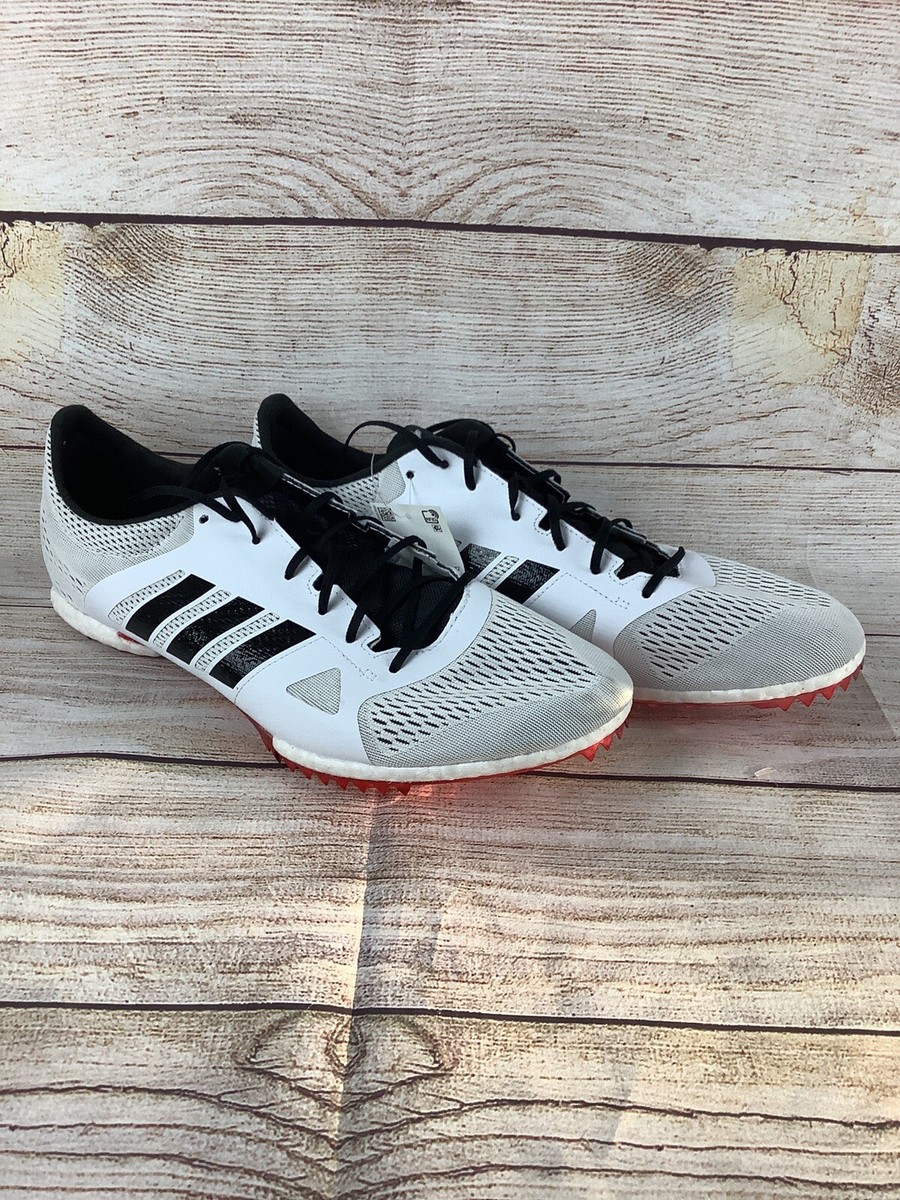 Adidas Adizero MD Spike Boost Shoes Mens Size 12.5 White B37493 | eBay