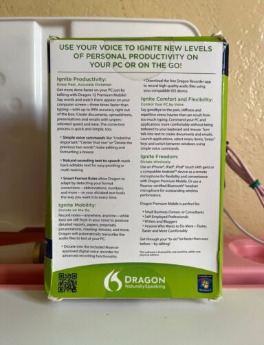 Dragon Naturally Speaking Premium Mobile Edition New - Picture 3 of 9