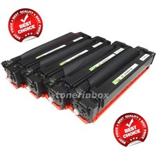 4pk Compatible CF400A CF401A CF402A CF403A Toner For 201A Laserjet M252dw M277dw