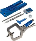 Durable Kreg Pocket-Hole Jig 320 with Classic 2" Face Clamp, with Wood Clamps