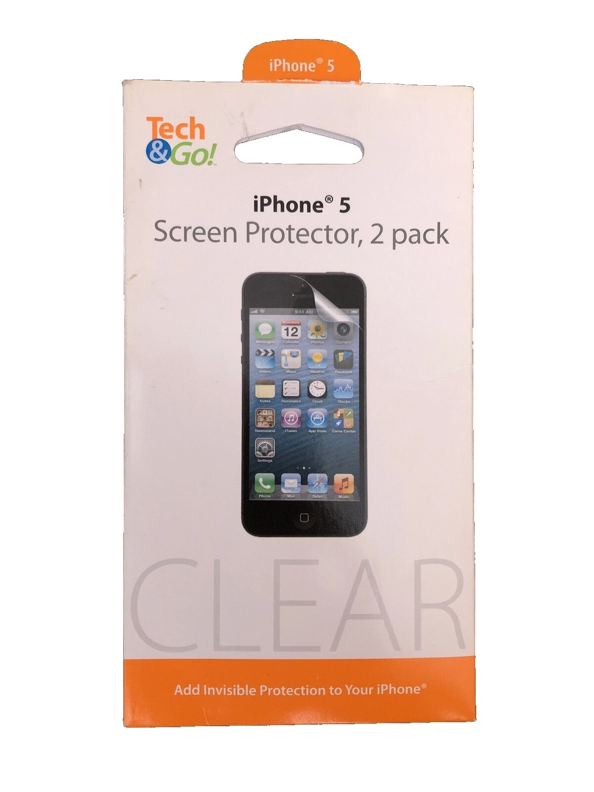 Teléfono celular de plástico protectores de pantalla para Apple iPhone 5s