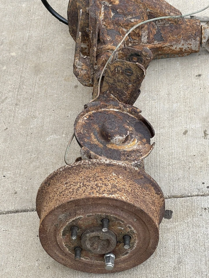 Jeep TJ Wrangler 2003-2006 OEM Dana 44 eje trasero relación 3,73 frenos de tambor RHD CC Foto 4 de 4