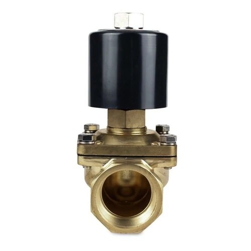 1-1/2" 110 Volt AC Schließer Elektrisch Messing Magnetventil 110 120 VAC - Bild 3 von 6