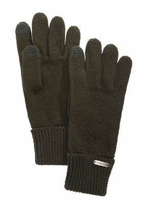 New Women's Steve Madden Boyfriend iTouch Knit Gloves in Navy One Size