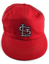 Vintage St Louis Cardinals Twins Boston USA mesh snapback hat trucker cap red