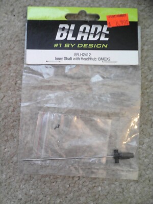 Vintage RC Part Pack Blade Inner Shaft with Head & Hub EFLH2412 NIP