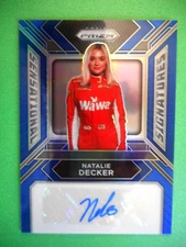 Natalie Decker 2024 Panini Prism BLUE SENSATIONAL Auto Card #SS-NDR SER#/49