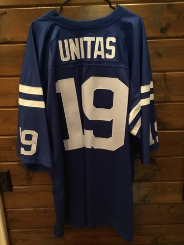 Johnny Unitas Baltimore Colts Mitchell & Ness Green Throwback 1967 Jersey Sz 60 - Picture 5 of 5