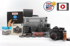 4 Lens?N MINT+++?Pentax 6x7 67 TTL Mup Film Camera Grip T 75mm 105mm 135mm...