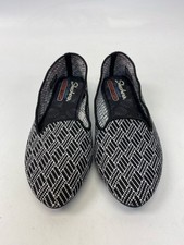Skechers Size 8 Black White Flats