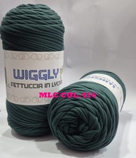 Fettuccia Wiggly Lycra per borse elastica bobina da 400g - 110mt col. Verde scur