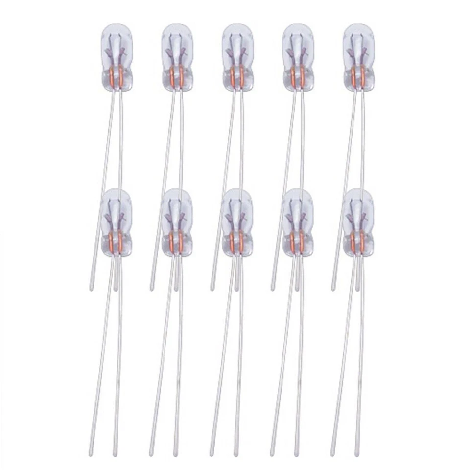 50X Mini 3/4/5mm 24V 12V 6V Bombilla Edison Bombilla Blanco Cálido Foto 4 de 4