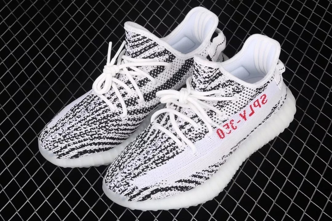 Size 10.5 - adidas Yeezy Boost 350 V2 Low Zebra for sale