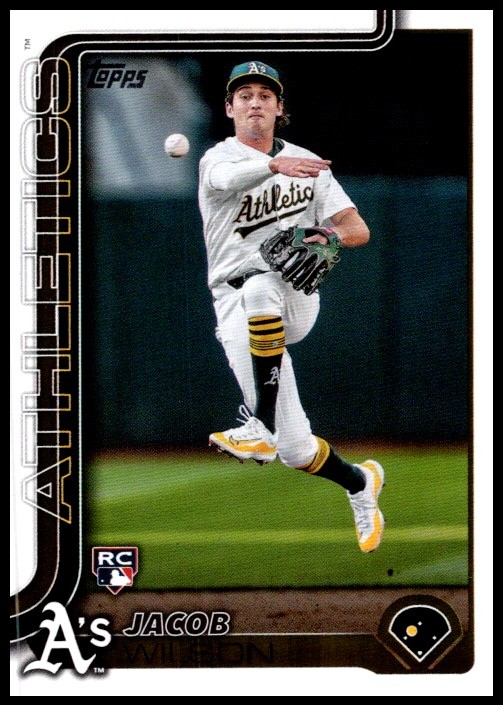 2025 Jacob Wilson Topps Series One Baseball #314 Athletics
