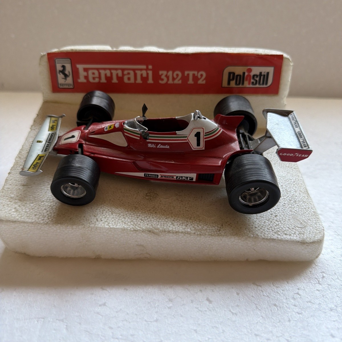 Polistil Ferrari 312 T2 F1 Car #1 Niki Lauda Vintage 1976 Diecast