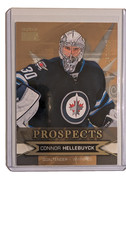 2015-16 Upper Fleer Showcase Hockey Prospects Connor Hellebuyck RC #S18 468/499