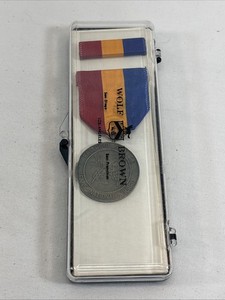 US Army Texas National Guard Faithful Service Medal And Ribbon By Wolf Brown