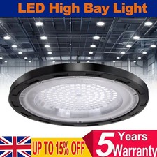 LED High Bay Lights 500W Super Bright UFO Commercial Industrial  Warehouse Lamp