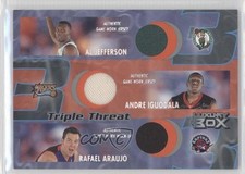 2004 Topps Luxury Box Triple Threat Relics /450 Al Jefferson Andre Iguodala 0v1