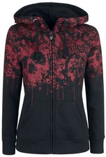 Rock Rebel by EMP Damen schwarze Kapuzenjacke...