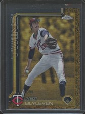 2025 Topps Gilded Collection Bert Blyleven #6 /99 Minnesota Twins