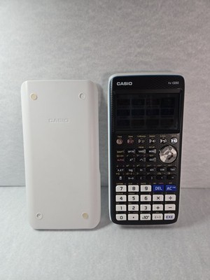 Casio FX-CG50 Graphing Calculator - Tested Works - White (W/ Cover)