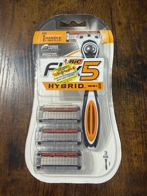 BIC Flex 5 Hybrid Men's Razor Shaving System Handle 3 Refills Walgreens
