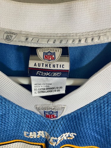 San Diego Chargers Shawn Merriman #56 Authentic NFL XL Jersey By Reebok - Picture 3 of 5