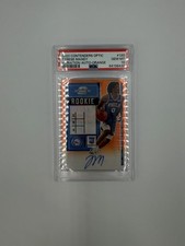 2020-21 Panini Contenders Optic Rookie Tyrese Maxey #120 Orange Prizm /25 PSA 10