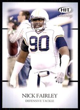 !!!    (50)   NICK FAIRLEY  SAGE HIT  ROOKIE  FOOTBALL CARDS  $$