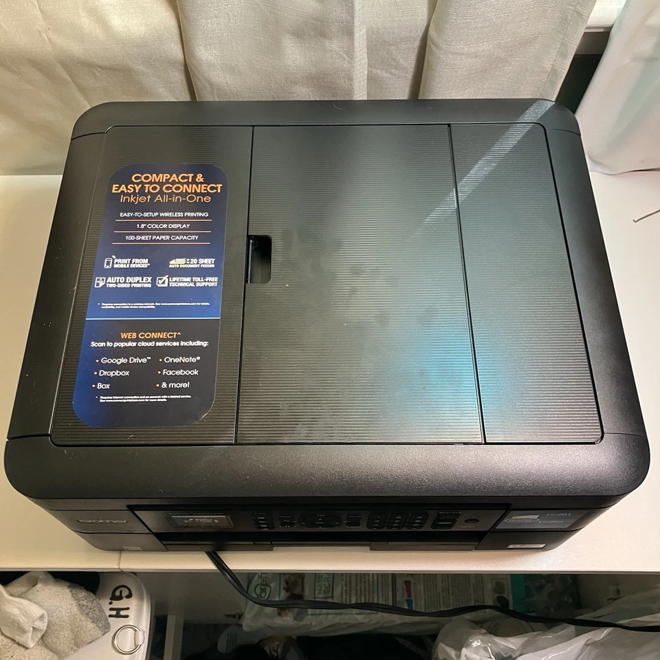 Impressora Wireless All-in-One Jato de Tinta Brother MFC-J485DW (Pré-propriedade, Liga) - Imagem 3 de 4