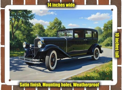 Metal Sign - 1929 Pierce Arrow 125 1 Oil Painting - 14x10