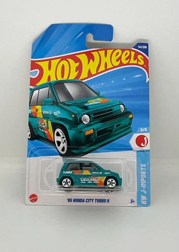 Hot Wheels 2025 Estuche F '85 HONDA CITY TURBO II RTH Treasure HUNT TARJETA LARGA - Imagen 5 de 9