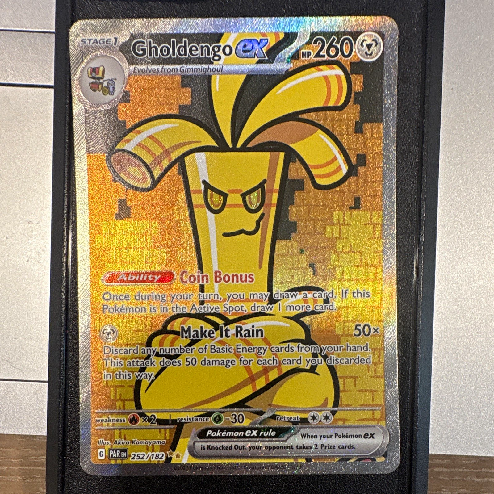 Gholdengo ex - Paradox Rift #252 Price & Value ($32.05) | PokeScope