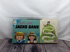 Vintage 1960s Jack 'n' Jill Jacks Game Board original Jax and bouncing ball