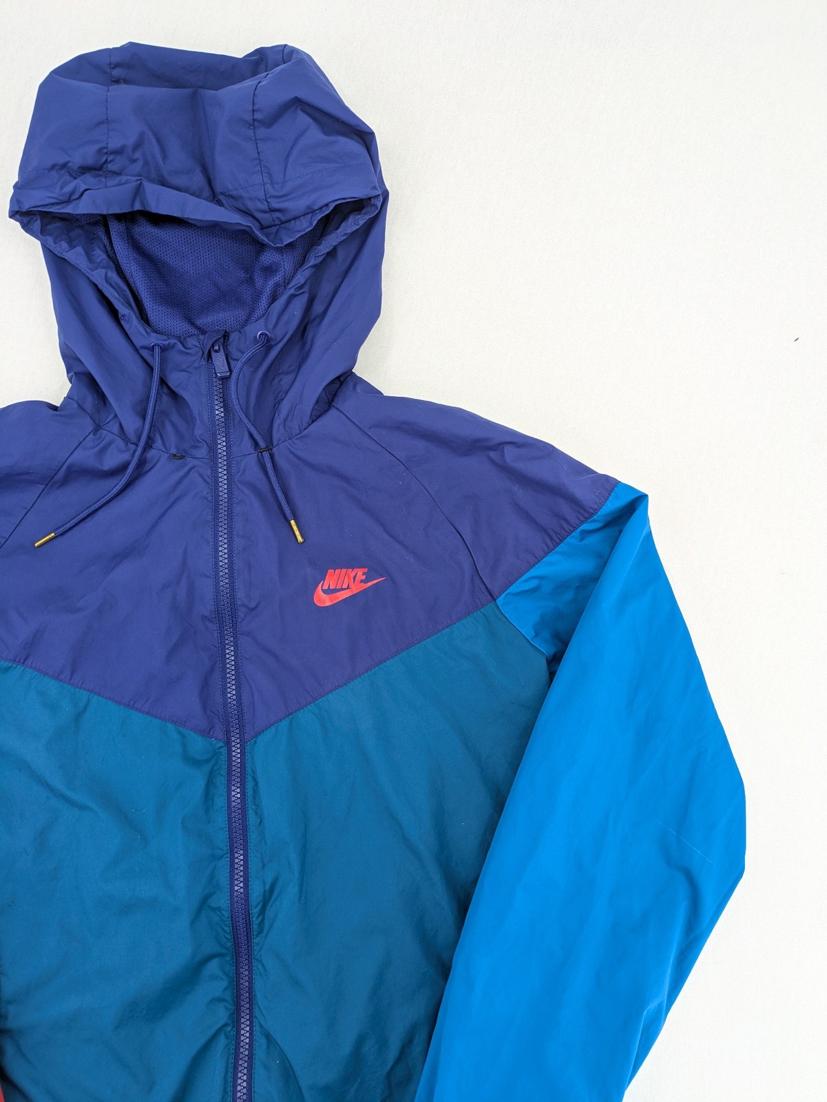 Nike Herren Windrunner Jacke Größe M Bunt Colorblock Full Zip Kapuzenjacke image 2