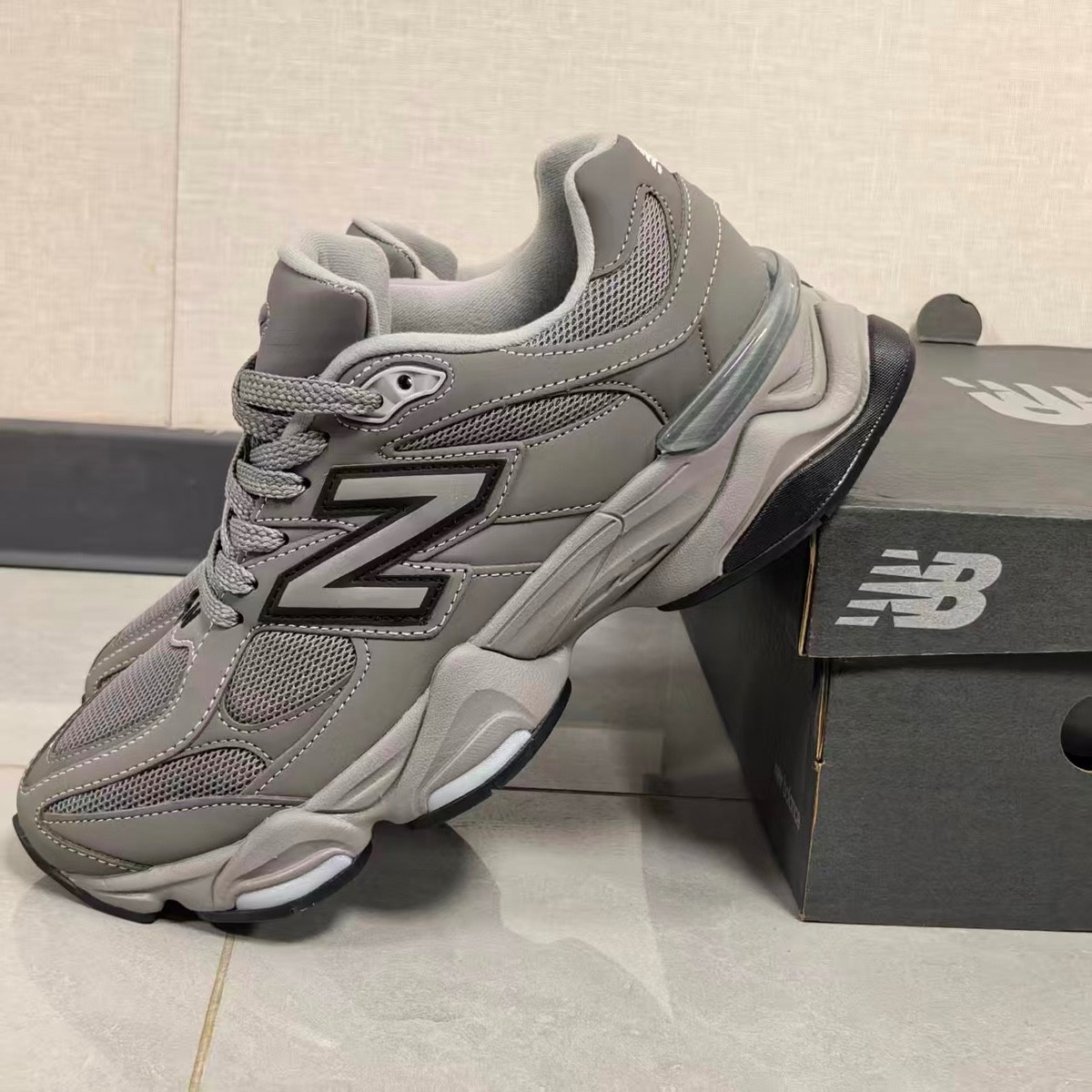 New Balance 9060 Shadow Grey Black U9060ZGB Men's Sneakers | eBay