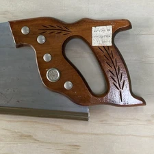 Vtg Craftsman Kromedge 9 36193 Hand Saw 26" 8PT Taper Ground USA Made Cross Cut