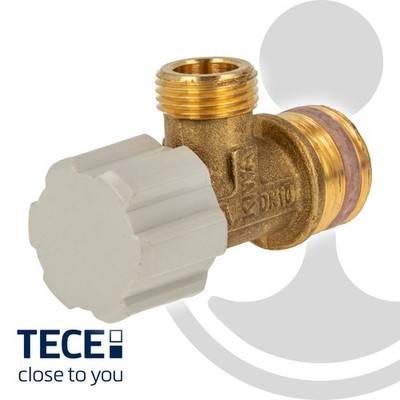 TECE 9820013 Eckventil 1/2 x 3/8 Zoll für UP-Spülkasten