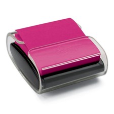 Pop Up Sticky Notes Holder, 3x3 Inch, 45 Sheets Pad, Pink