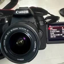 Canon EOS 70D DSLR Camera with 18-55mm Lens