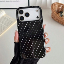GIIPPA Glossy White Polka Dot Phone Case