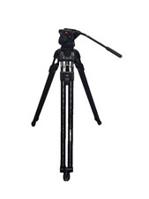 Manfrotto 350MVB Tripod With 501HDV Fluid Head Motion TV Camera Head
