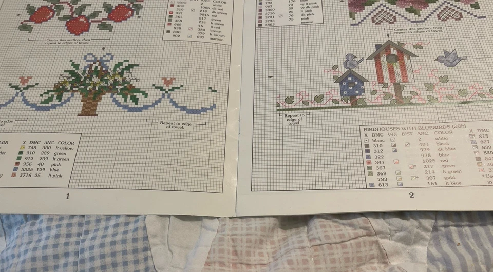 Leisure Arts FAVORITE FINGERTIPS Cross Stitch Booklet #2854 16 Designs - Image 3 of 4